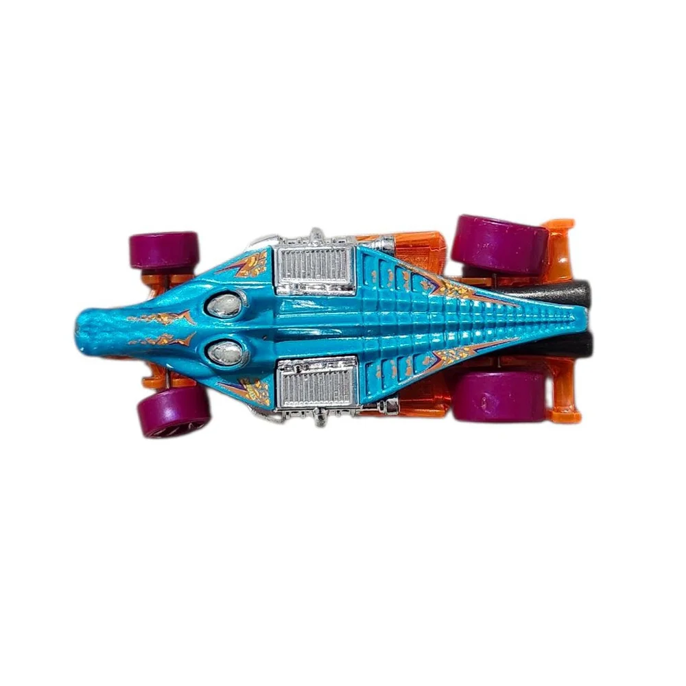 Hot Wheels Toy Car Street Beasts Croc Rod Blue Orange